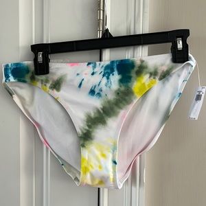Old Navy tie dye look bikini bottom S